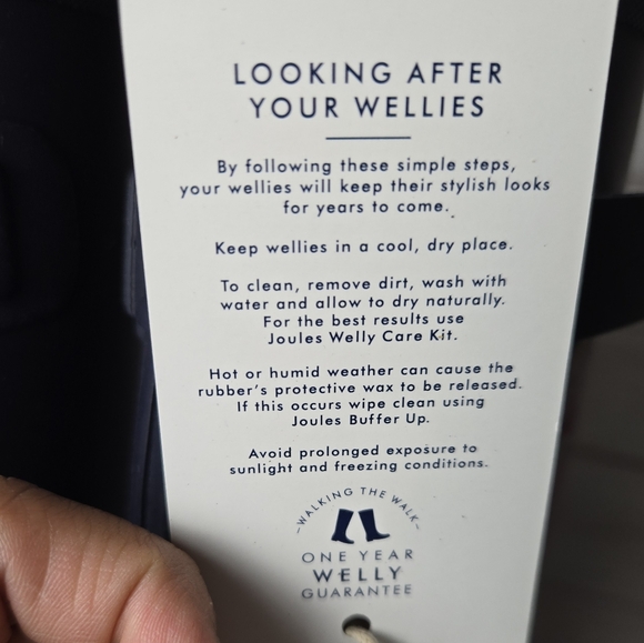 Joules Waterproof Rain Boots Women 9 - Picture 7 of 9